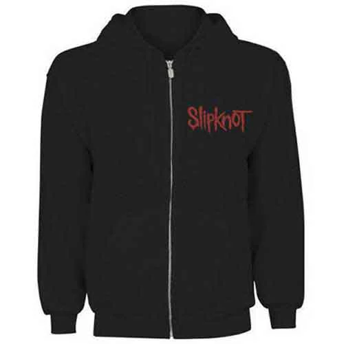 Slipknot Skull Teeth Black X-Large Zipped Hoodie