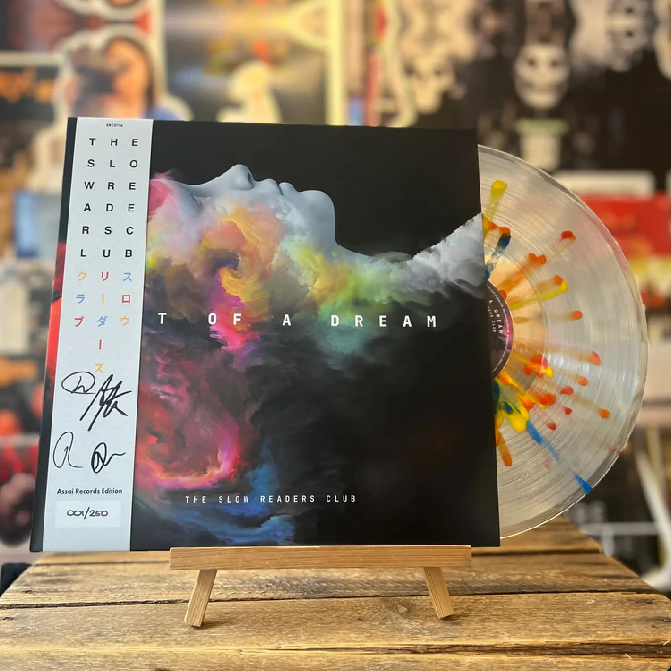 Slow Readers Club Out Of A Dream LP Signed Assai Obi Edition Cloudburst Splatter Colour 2025