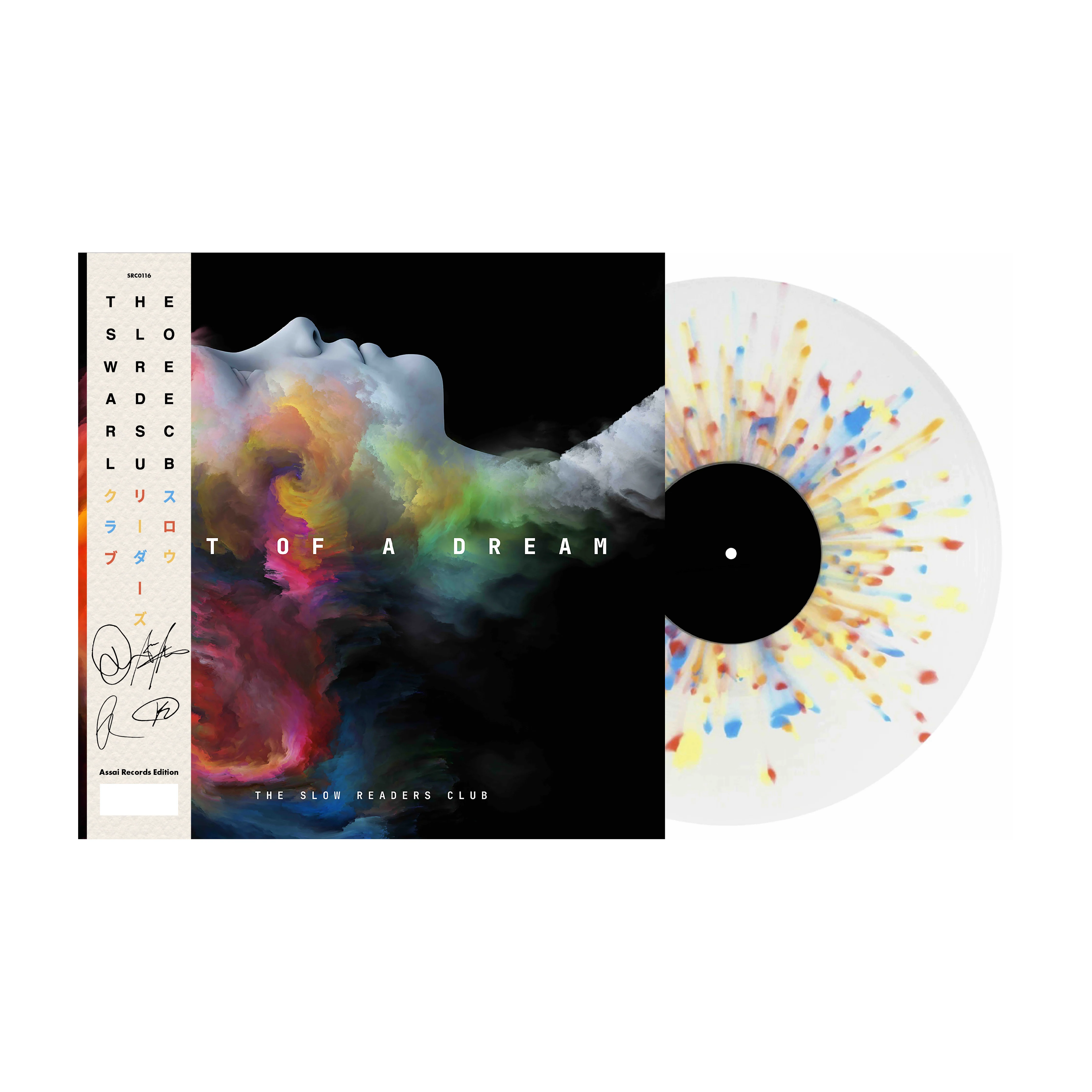 Slow Readers Club Out Of A Dream LP Signed Assai Obi Edition Cloudburst Splatter Colour 2025 - Image 2