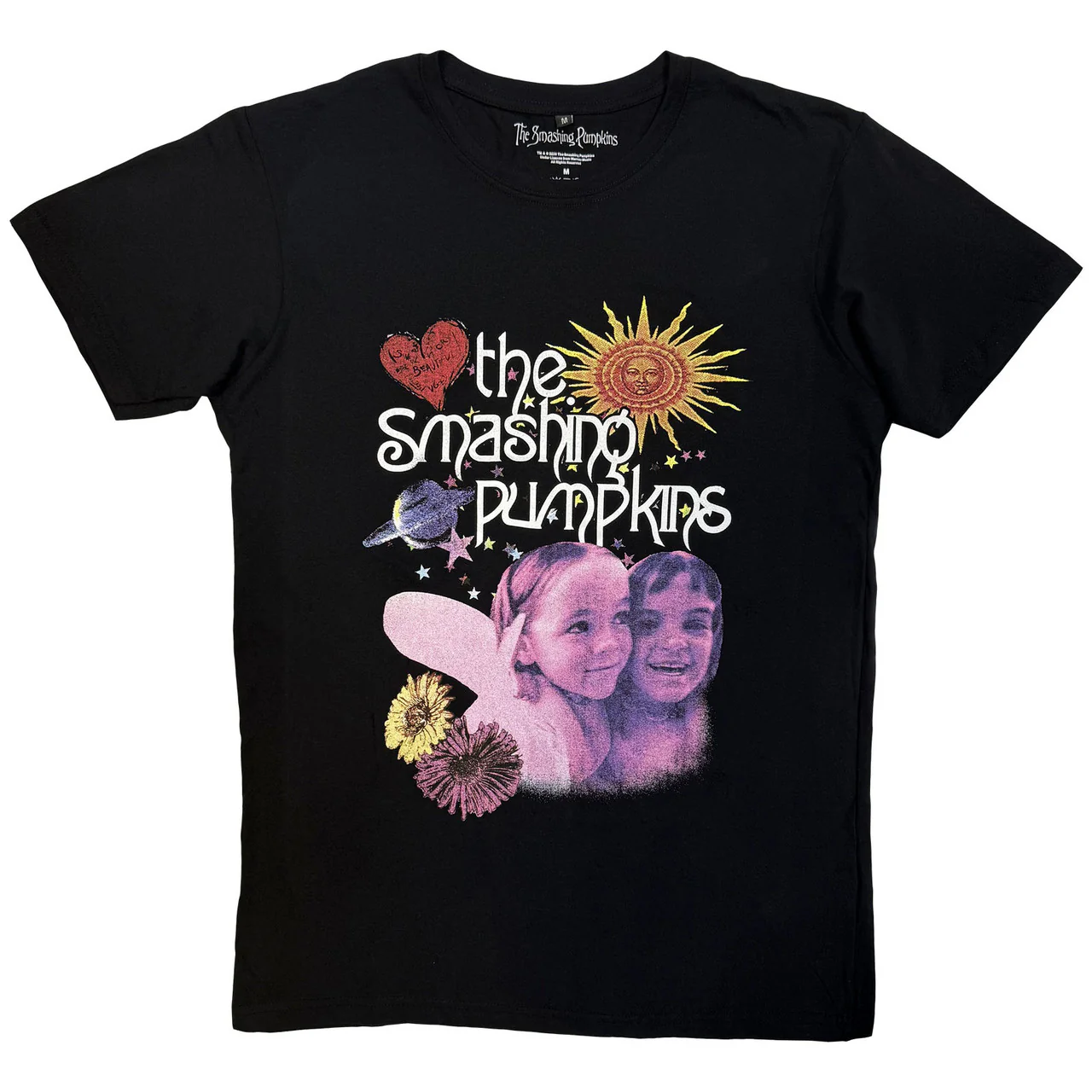 Smashing Pumpkins Celestial Collage Black X-Large T-Shirt