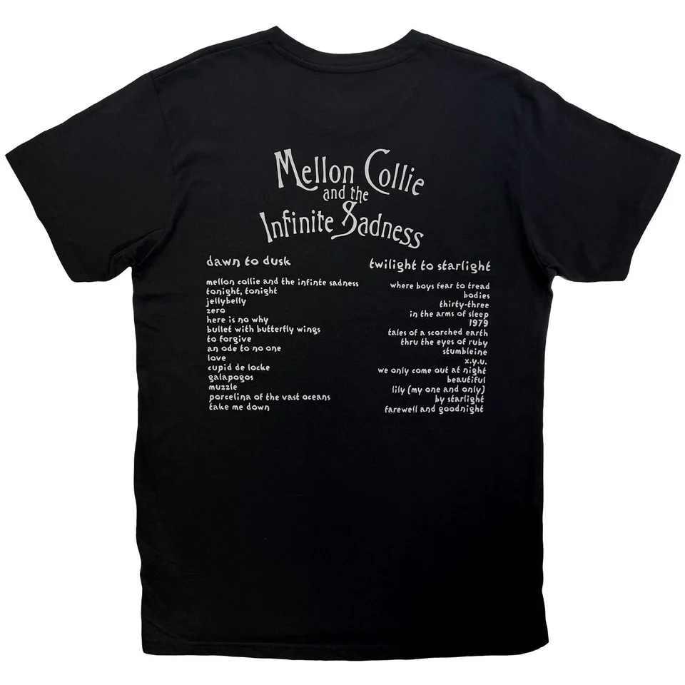 Smashing Pumpkins Mellon Collie Animals Black Large T-Shirt - Image 2