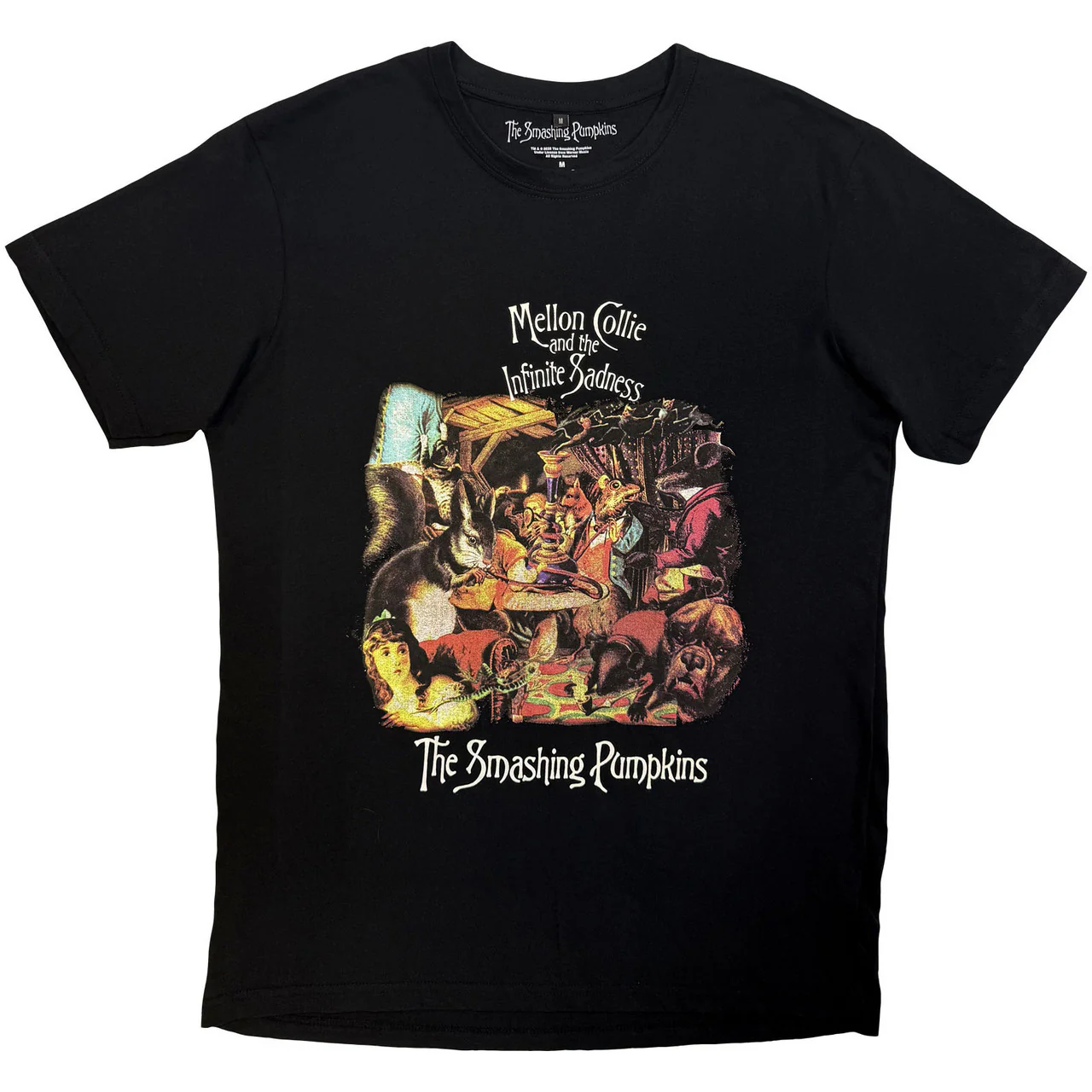 Smashing Pumpkins Mellon Collie Animals Black Medium T-Shirt