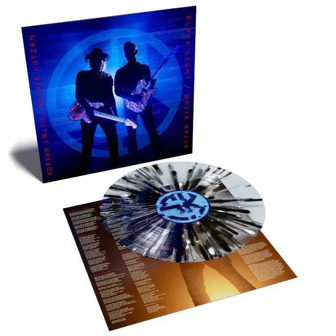 Smith/Kotzen (Adrian Smith & Richie Kotzen) Black Light / White Noise Vinyl LP Clear Black & White Splatter Colour 2025