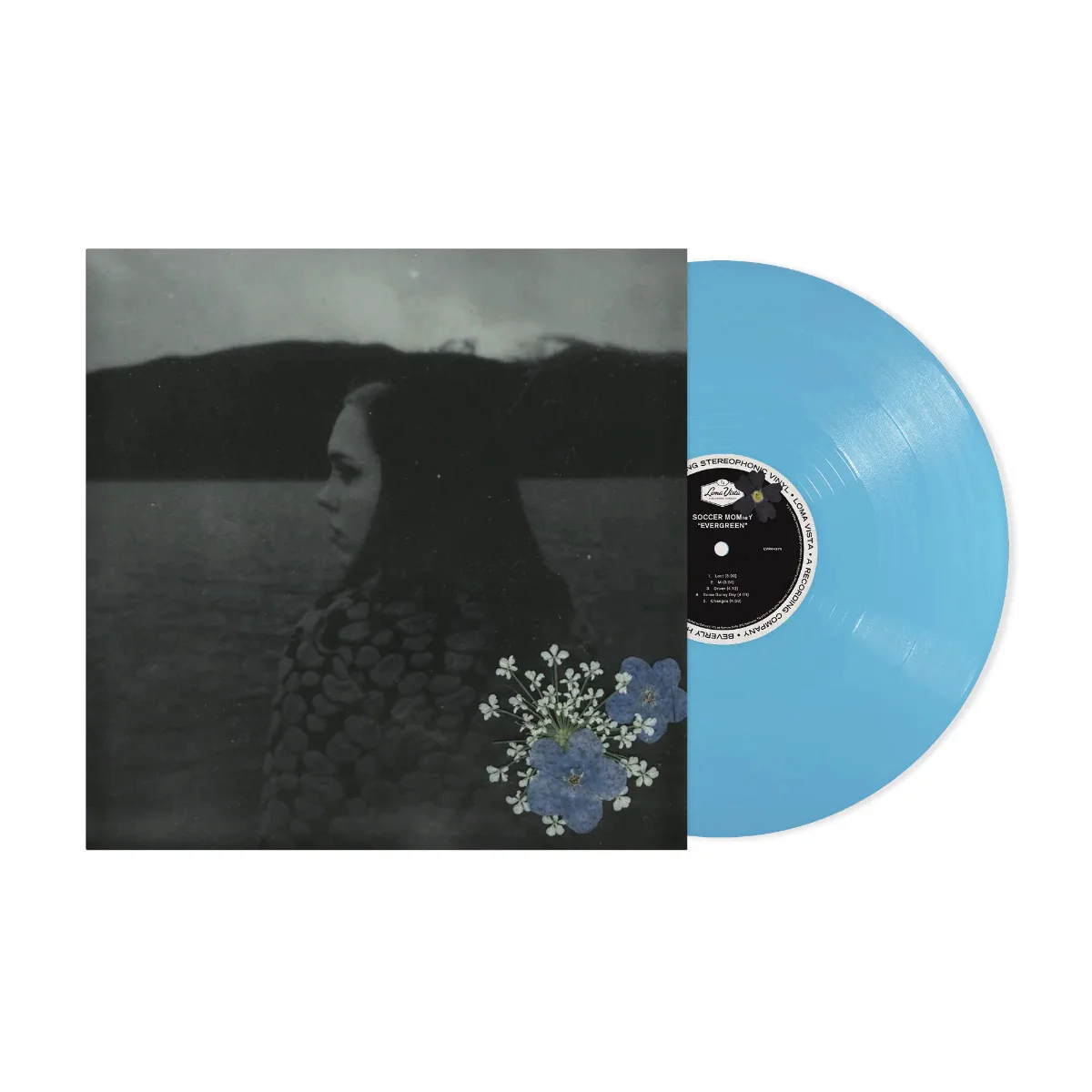 Soccer Mommy Evergreen Vinyl LP Baby Blue Colour2024 - Image 2