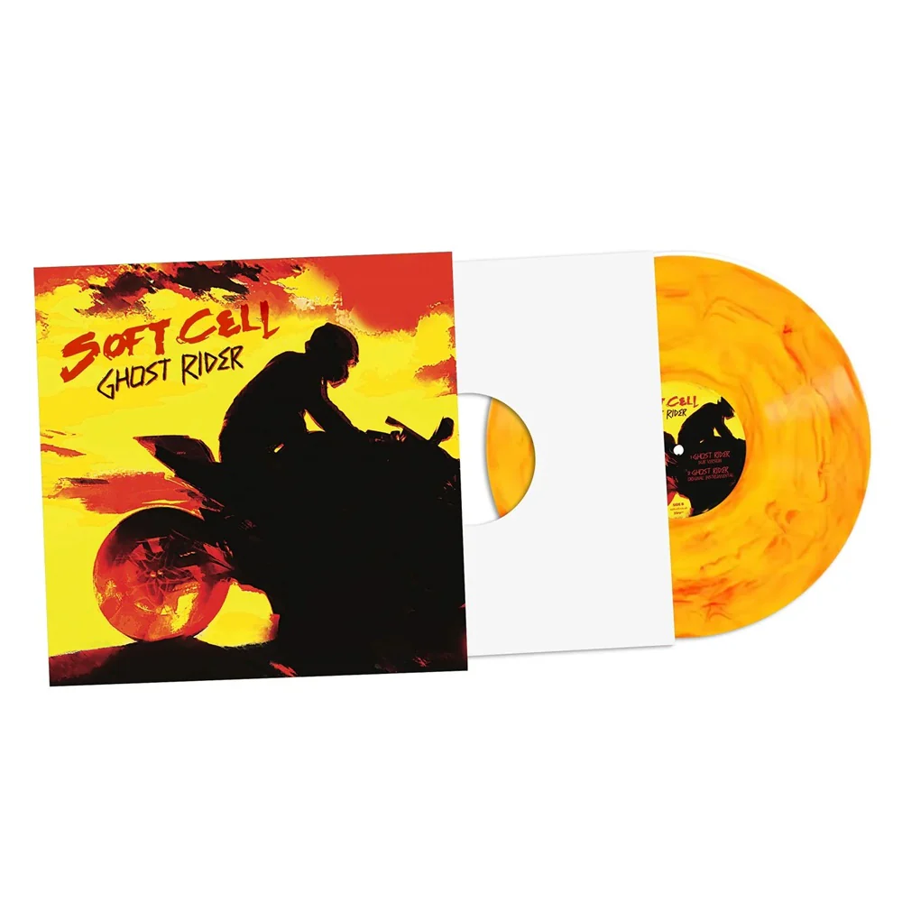Soft Cell Ghost Rider Vinyl LP Night Flame Marble Colour 2025 - Image 2