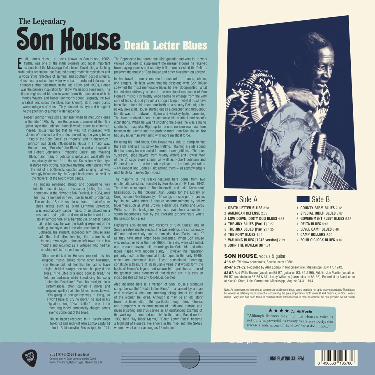Son House Death Letter Blues Vinyl LP 2024 - Image 2
