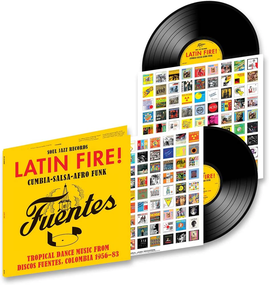 Soul Jazz Records Presents Latin Fire! Cumbia-Salsa-Afro-Funk: Tropical Dance Music From Discos Fuentes, Columbia 1956-83 Vinyl LP 2025