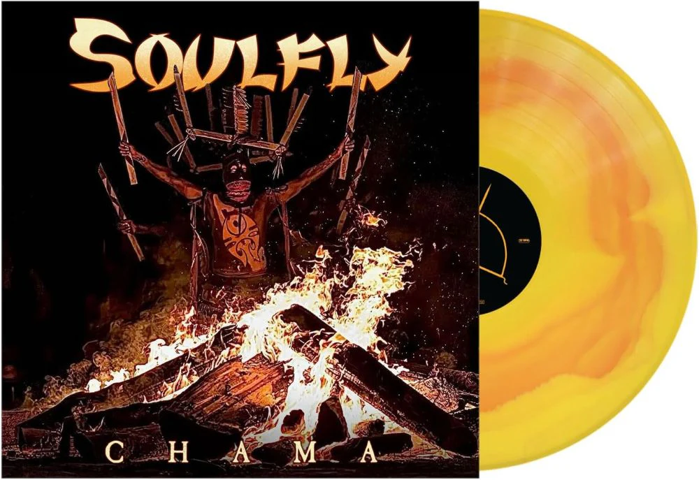 Soulfly Chama Vinyl LP Orange & Yellow Corona Colour 2025