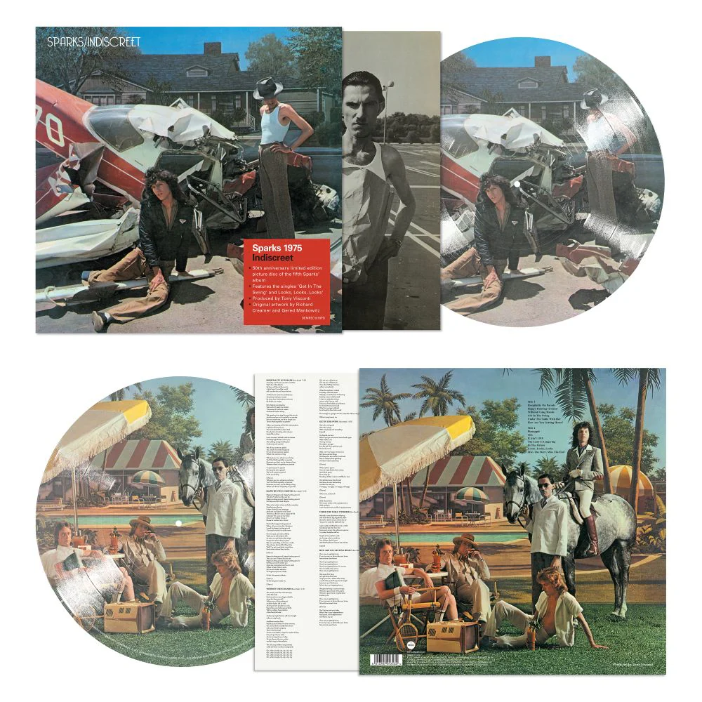 Sparks Indiscreet Vinyl LP Picture Disc 2025 - Image 2