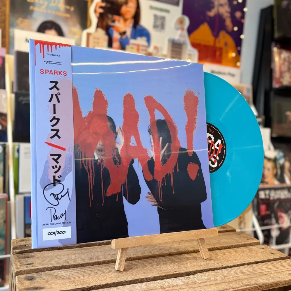 Sparks MAD! LP Signed Assai Obi Edition Light Blue Colour + Lenticular Sleeve 2025 - Image 2