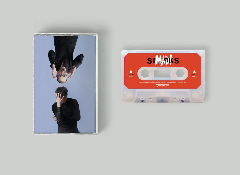 Sparks MAD! Vinyl LP Recycled Ice White Frosted Cassette 2025