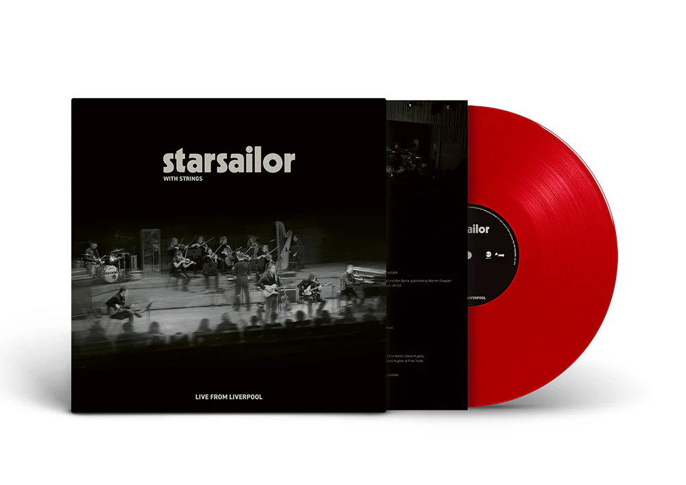 Starsailor Starsailor with Strings: Live from Liverpool Vinyl LP Recycled Red Colour 2025