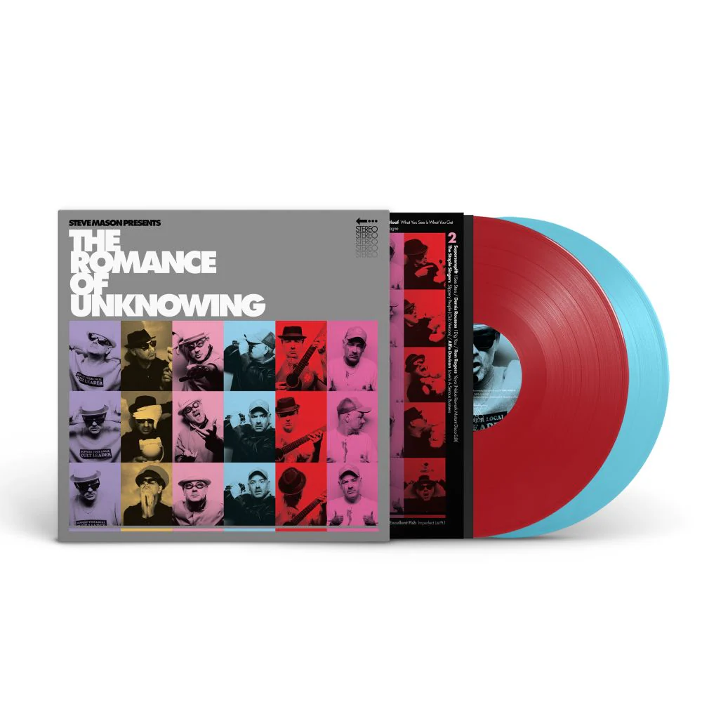 Steve Mason Presents: The Romance of Unknowing Vinyl LP Red Stone & Crystal Blue Colour + Signed Print 2026