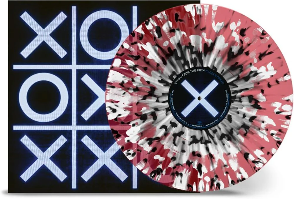 Stray From The Path Clockworked Vinyl LP Red, White & Black Splatter Colour