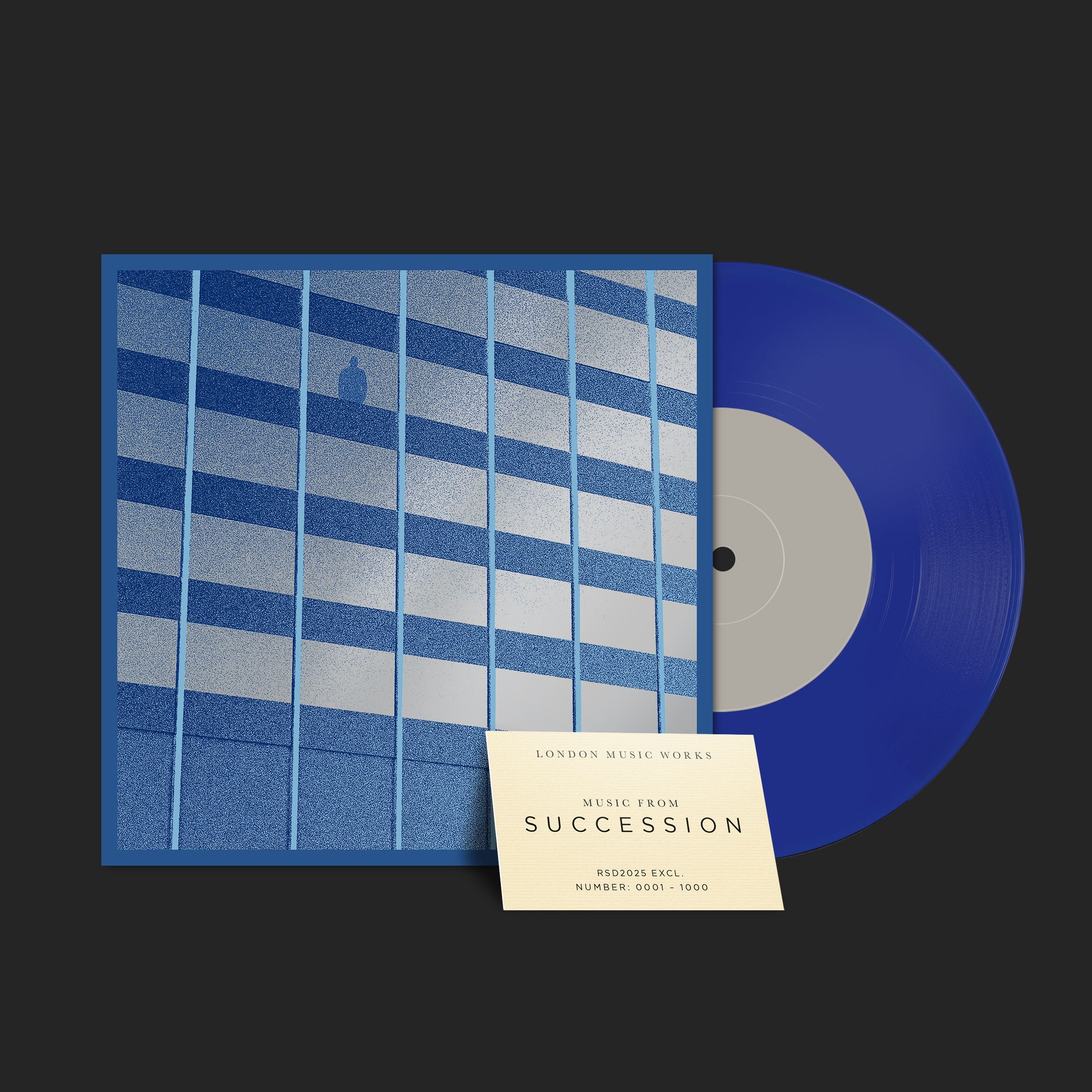 Succession (Original Soundtrack) 7" Vinyl Single Transparent Blue Colour RSD 2025 - Image 2