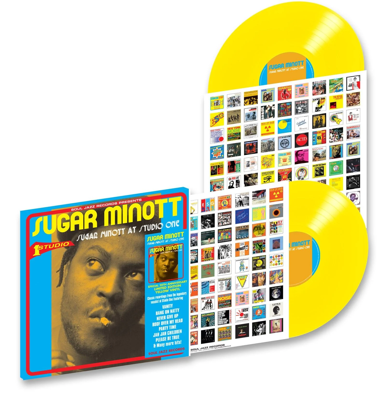 Sugar Minott Sugar Minott At Studio One - 20th Anniversary Edition Vinyl LP Yellow Colour RSD 2025 - Image 2