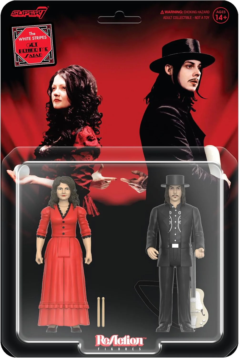 Super7 The White Stripes Reaction Figure Wave 01