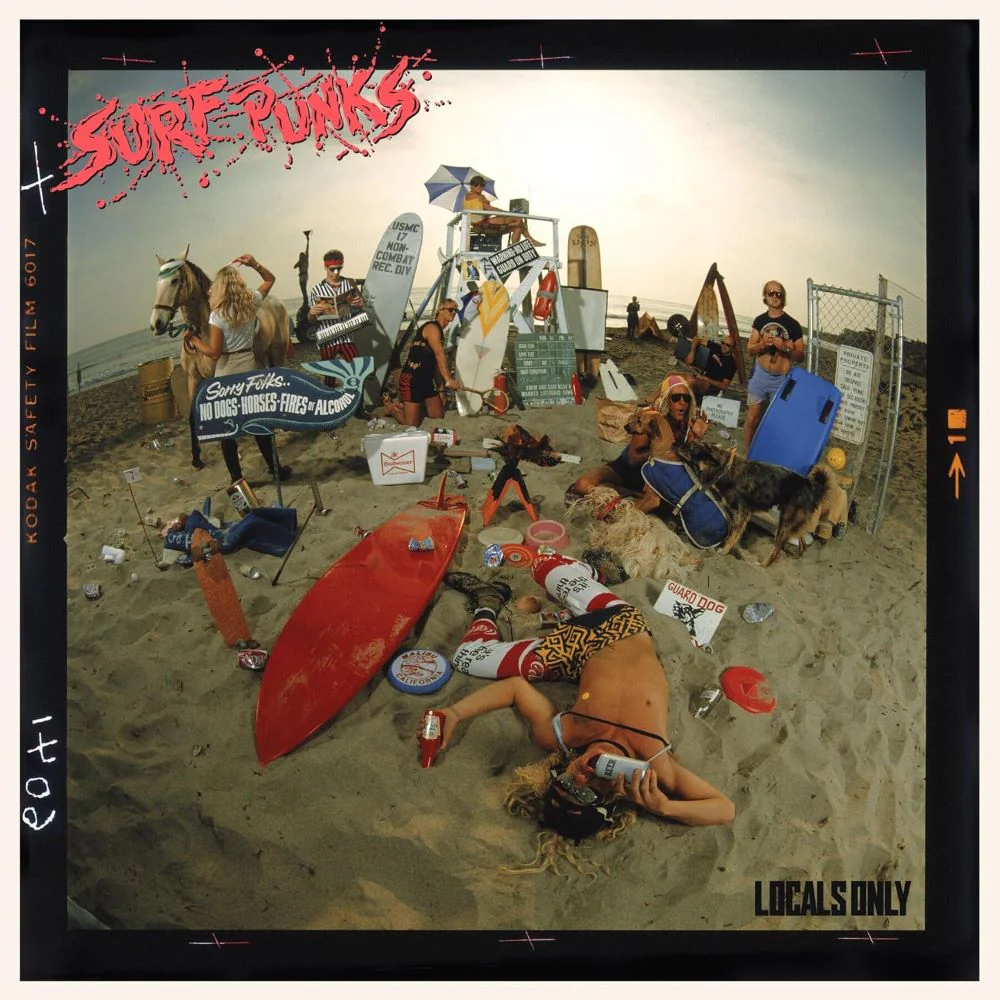 Surf Punks Locals Only Vinyl LP Slime & Purple Splatter Colour 2024