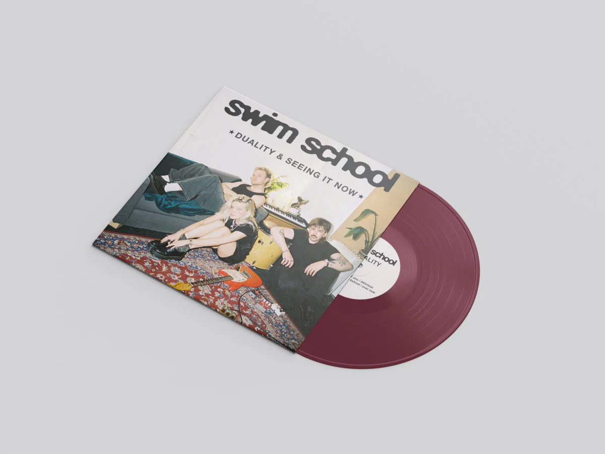 Swim School Duality & Seeing It Now Vinyl Record Red Velvet Colour 2024 - Image 2