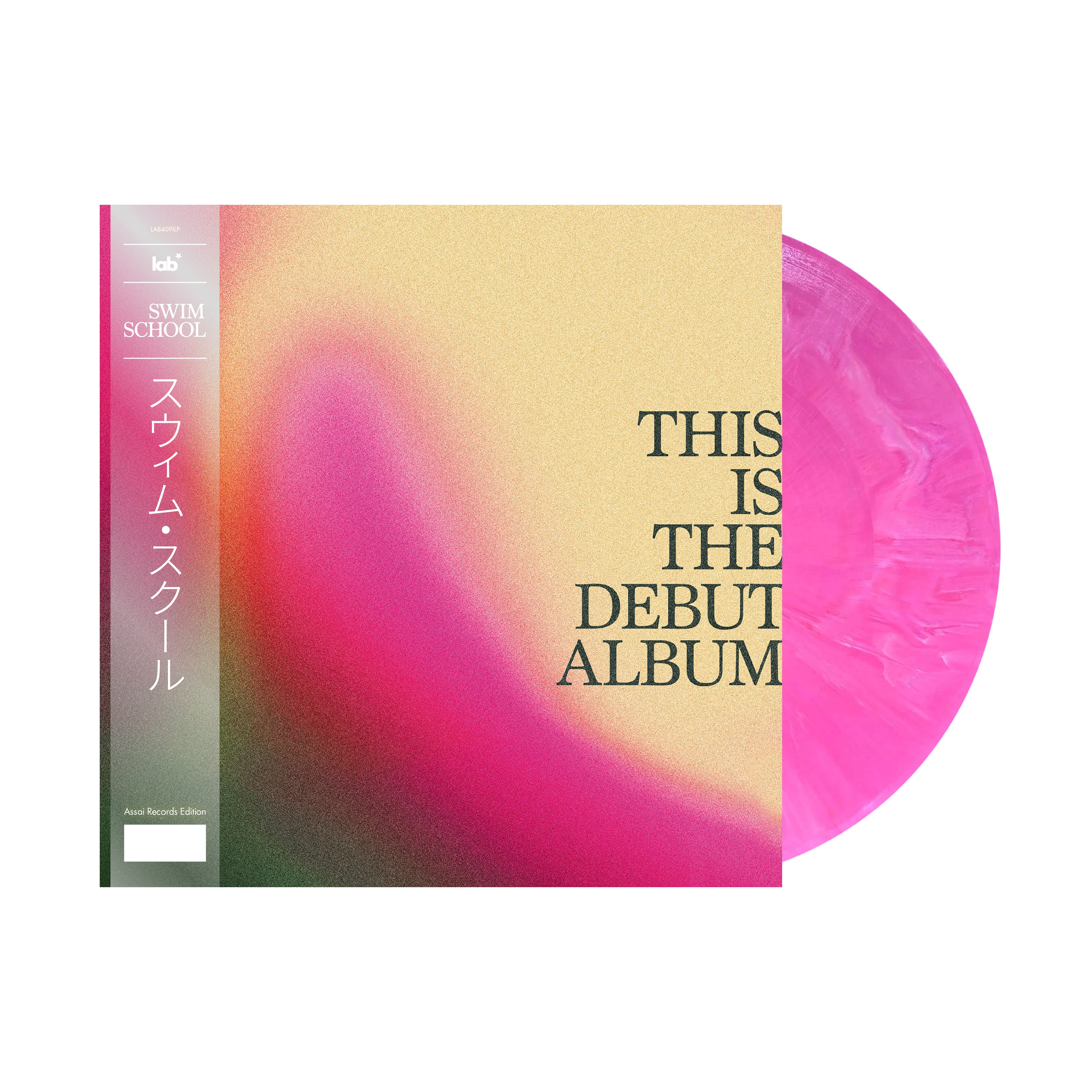 Swim School Swim School Vinyl LP Signed Assai Obi Edition Cerise Marble Colour 2025 - Image 3