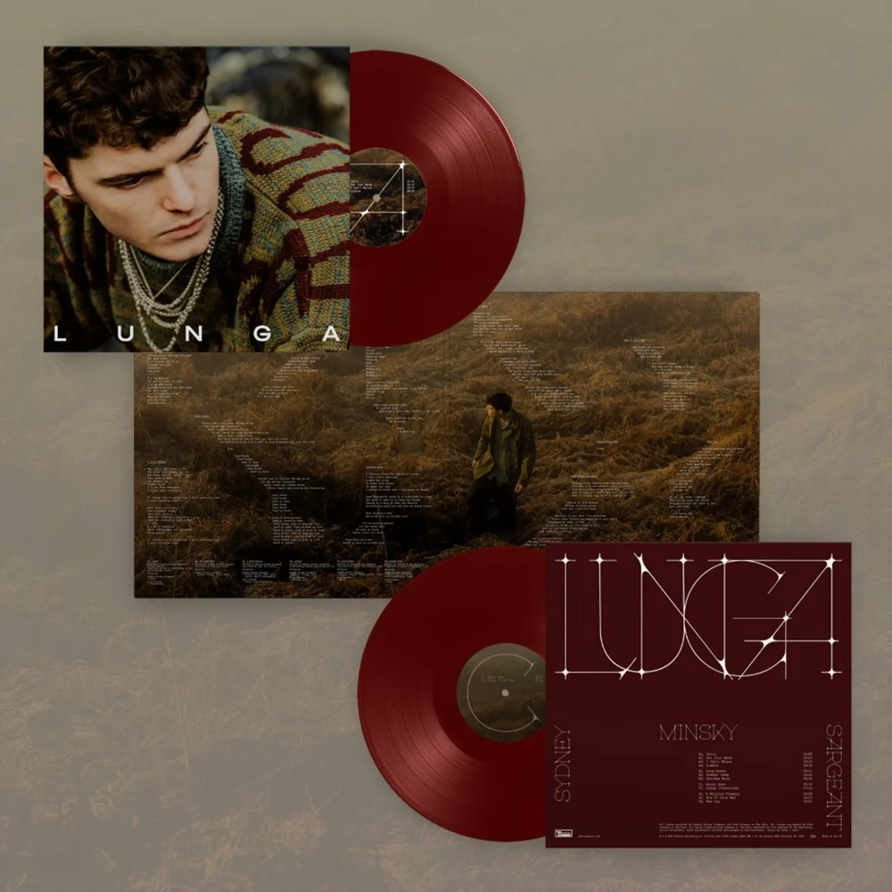 Sydney Minsky Sargeant Lunga Vinyl LP Oxblood Red Biovinyl 2025