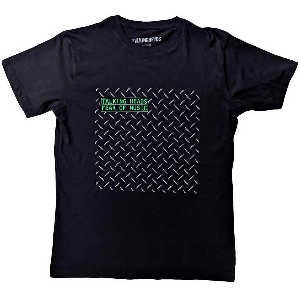 Talking Heads Fear Of Music Black Medium T-Shirt