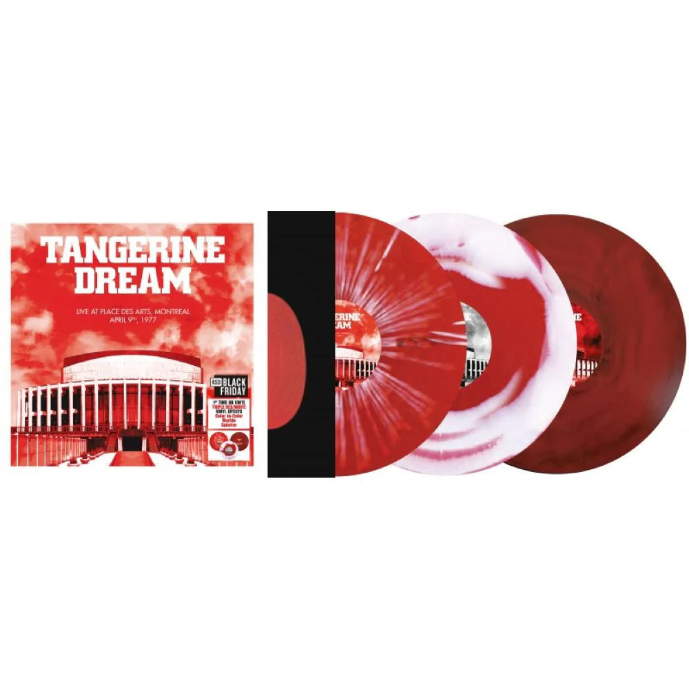 Tangerine Dream Place des Arts, Montreal '77 Vinyl LP Red & White Colour Black Friday 2025