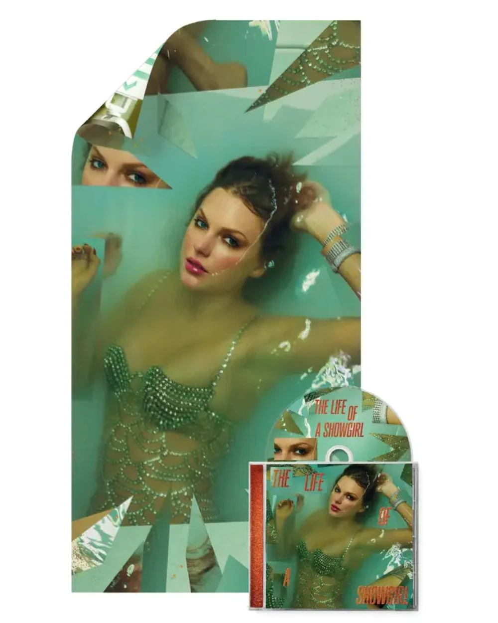 Taylor Swift The Life of a Showgirl: Sweat And Vanilla Perfume CD With Poster 2025