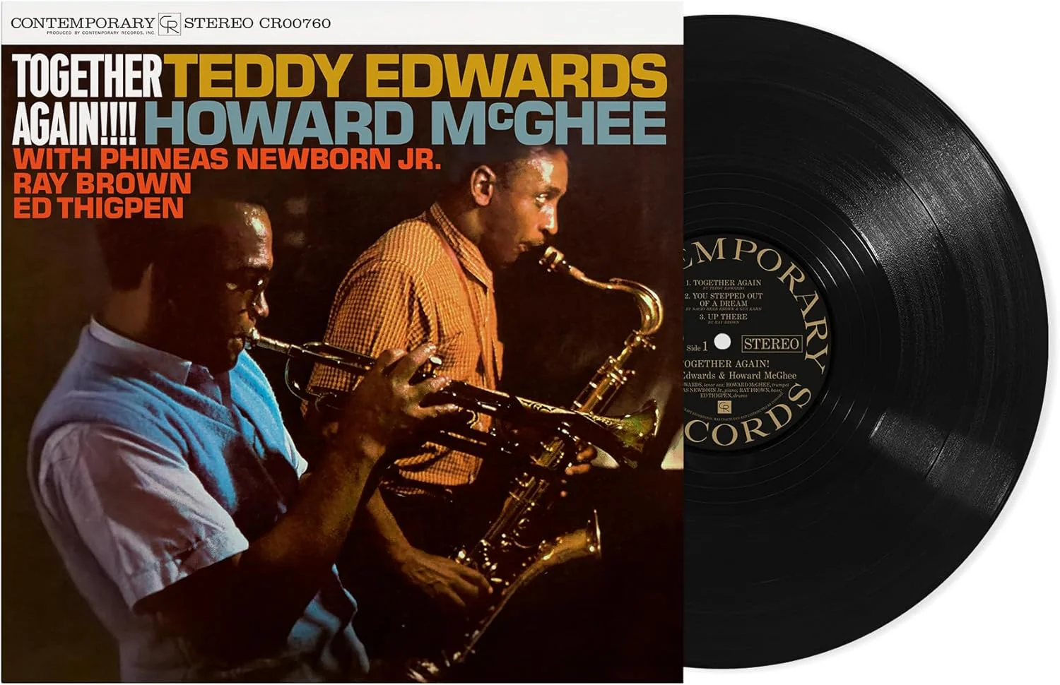 Teddy Edwards & Howard McGhee Together Again!!!! Vinyl LP 2024 - Image 2