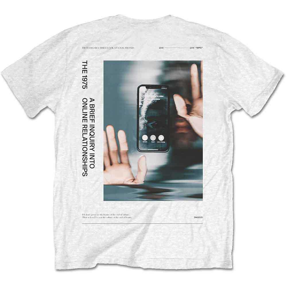 The 1975 ABIIOR Side Face Time White Medium T-Shirt - Image 2