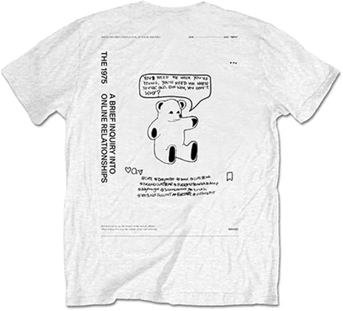The 1975 ABIIOR Teddy White Medium T-Shirt - Image 2