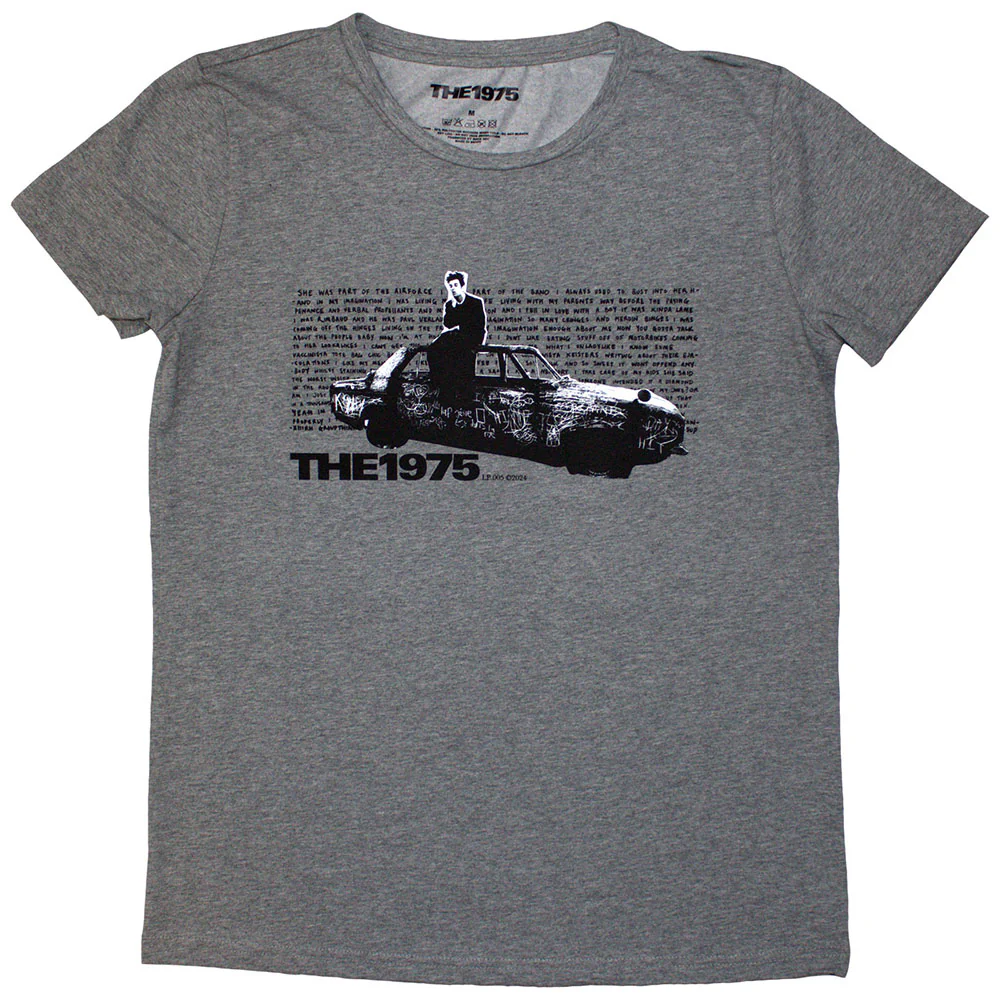 The 1975 Car Photo Grey Ladies X-Large T-Shirt
