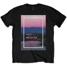 The 1975 She's American Black Small T-Shirt