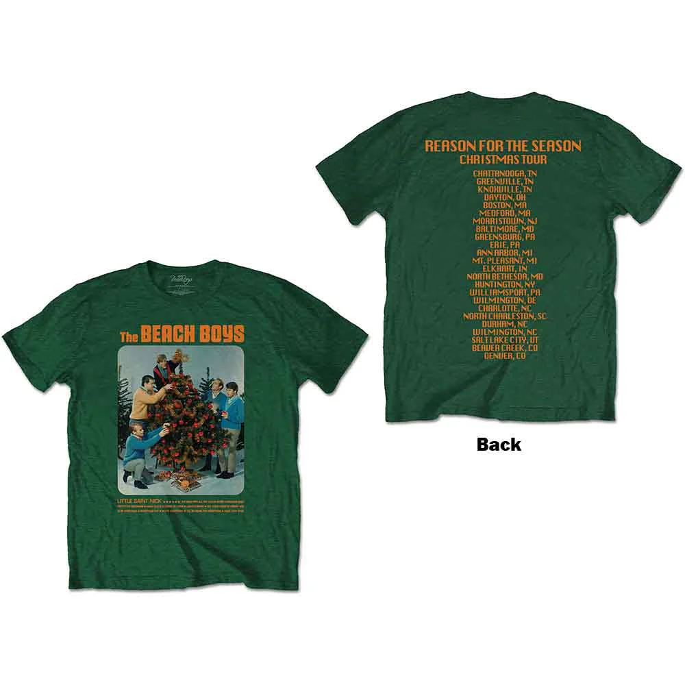 The Beach Boys Christmas Album Green X-Large T-Shirt - Image 3