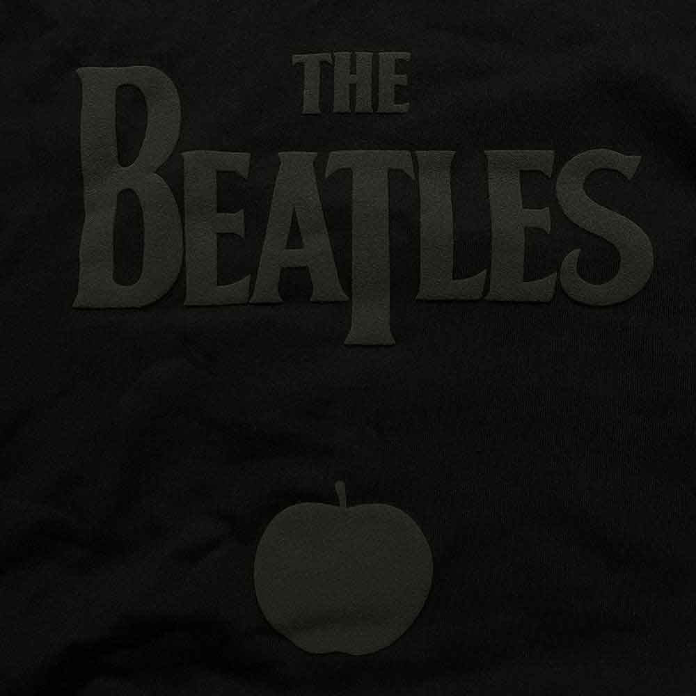 The Beatles Drop T Logo & Apple Black X-Large Hoodie - Image 2