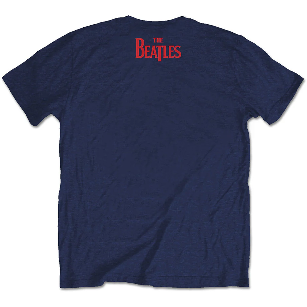 The Beatles You Never Give Me Your Money Navy Blue Large T-Shirt - Image 2
