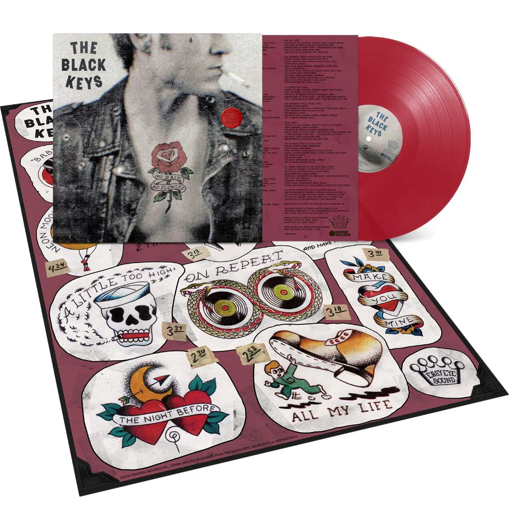 The Black Keys No Rain, No Flowers Vinyl LP Indies Ruby Red Colour 2025