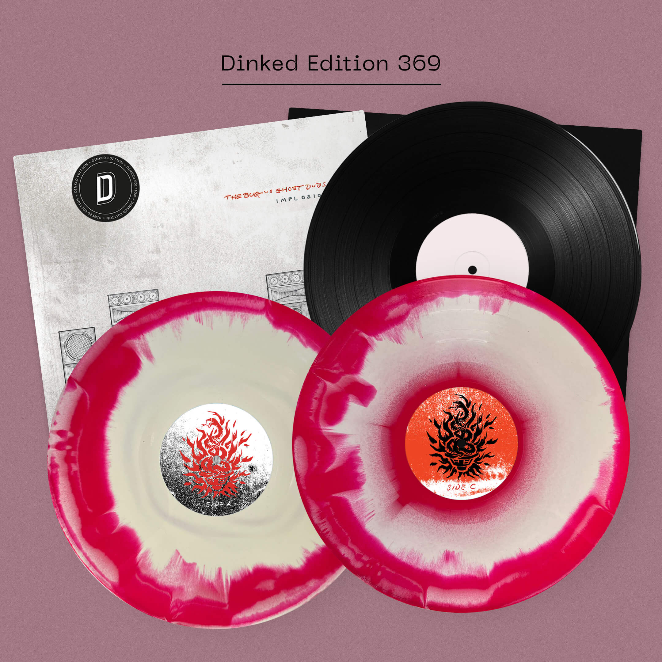The Bug vs Ghost Dubs Implosion Vinyl LP Dinked Edition #369 2025