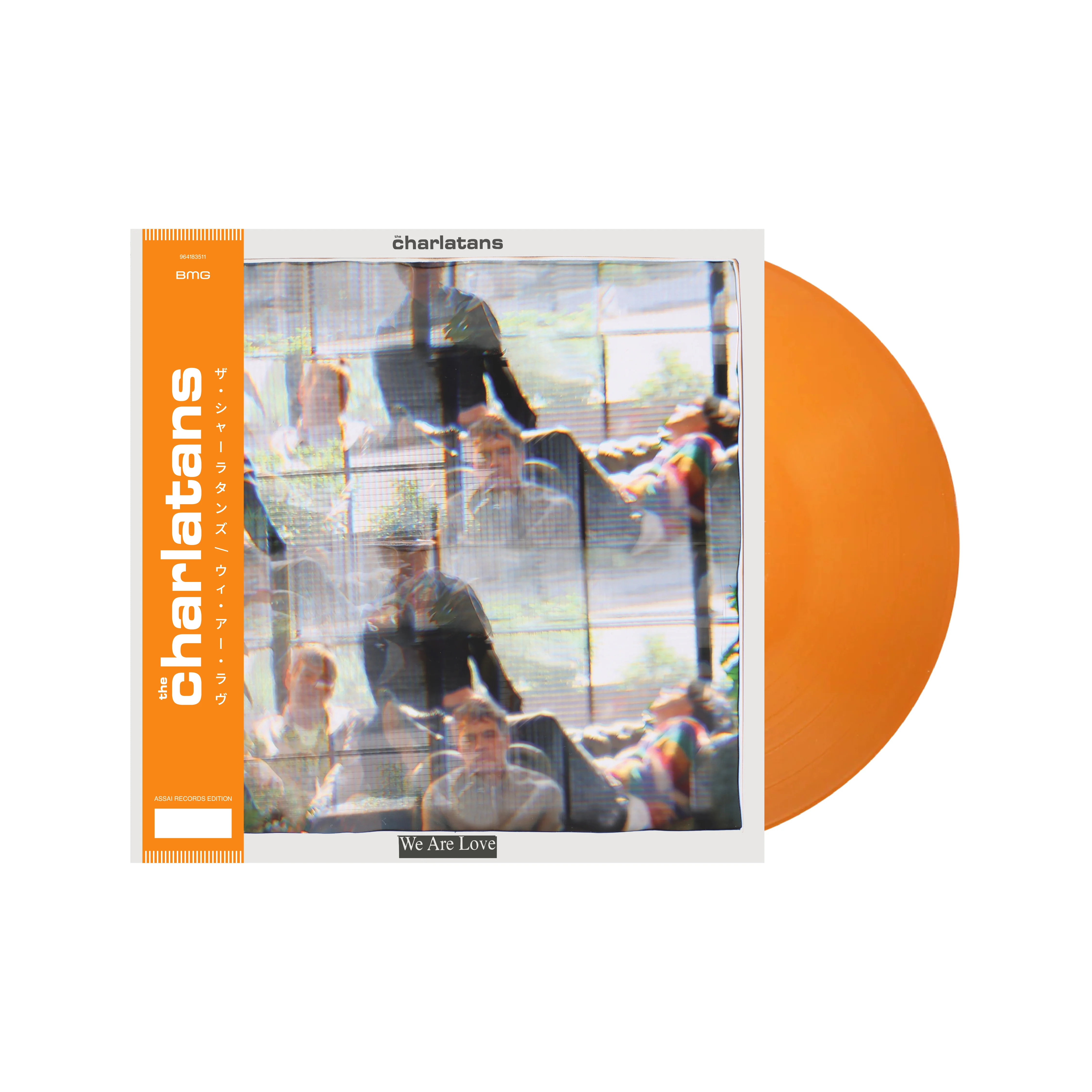 The Charlatans We Are Love Vinyl LP Assai Obi Edition Orange Translucent Colour 2025 - Image 2