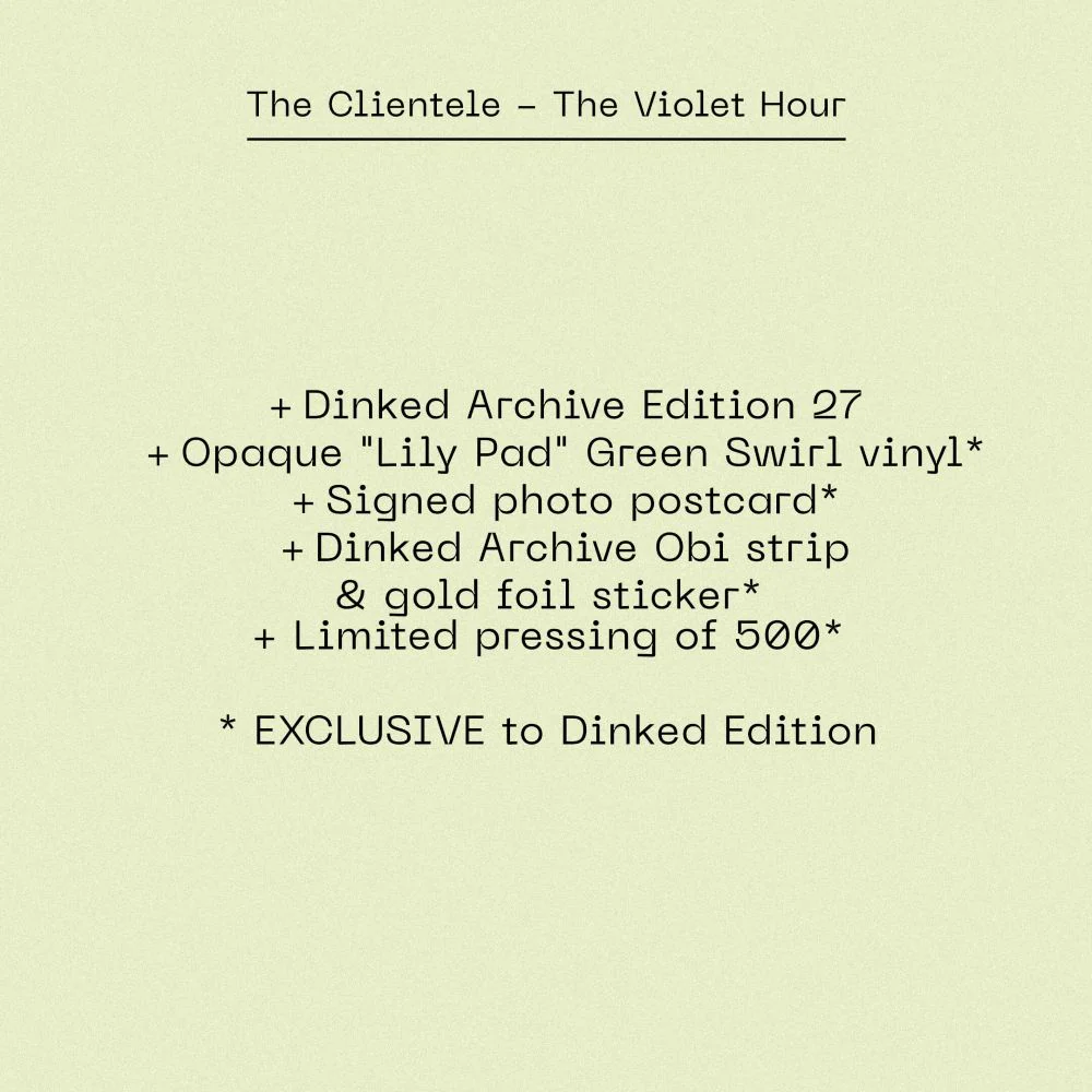 The Clientele The Violet Hour Vinyl LP Dinked Edition #369 2025 - Image 2