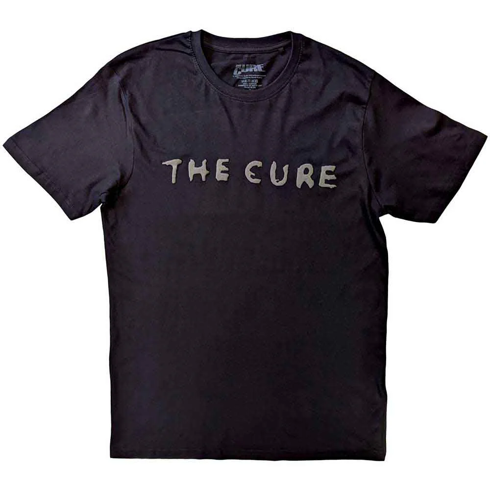The Cure Circle Logo Black Medium T-Shirt