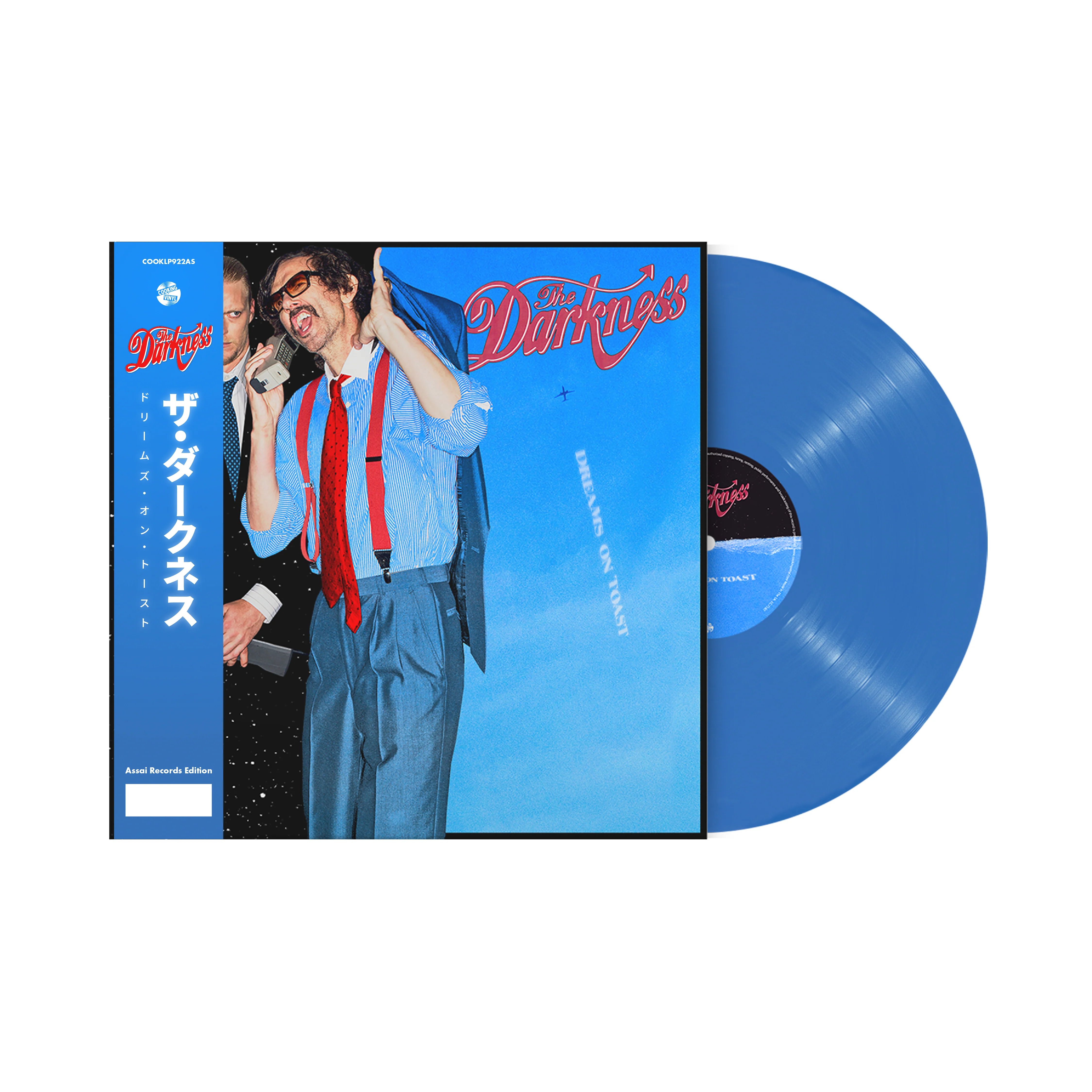 The Darkness Dreams On Toast Vinyl LP Signed Assai Obi Edition Blue Colour 2025 - Image 4