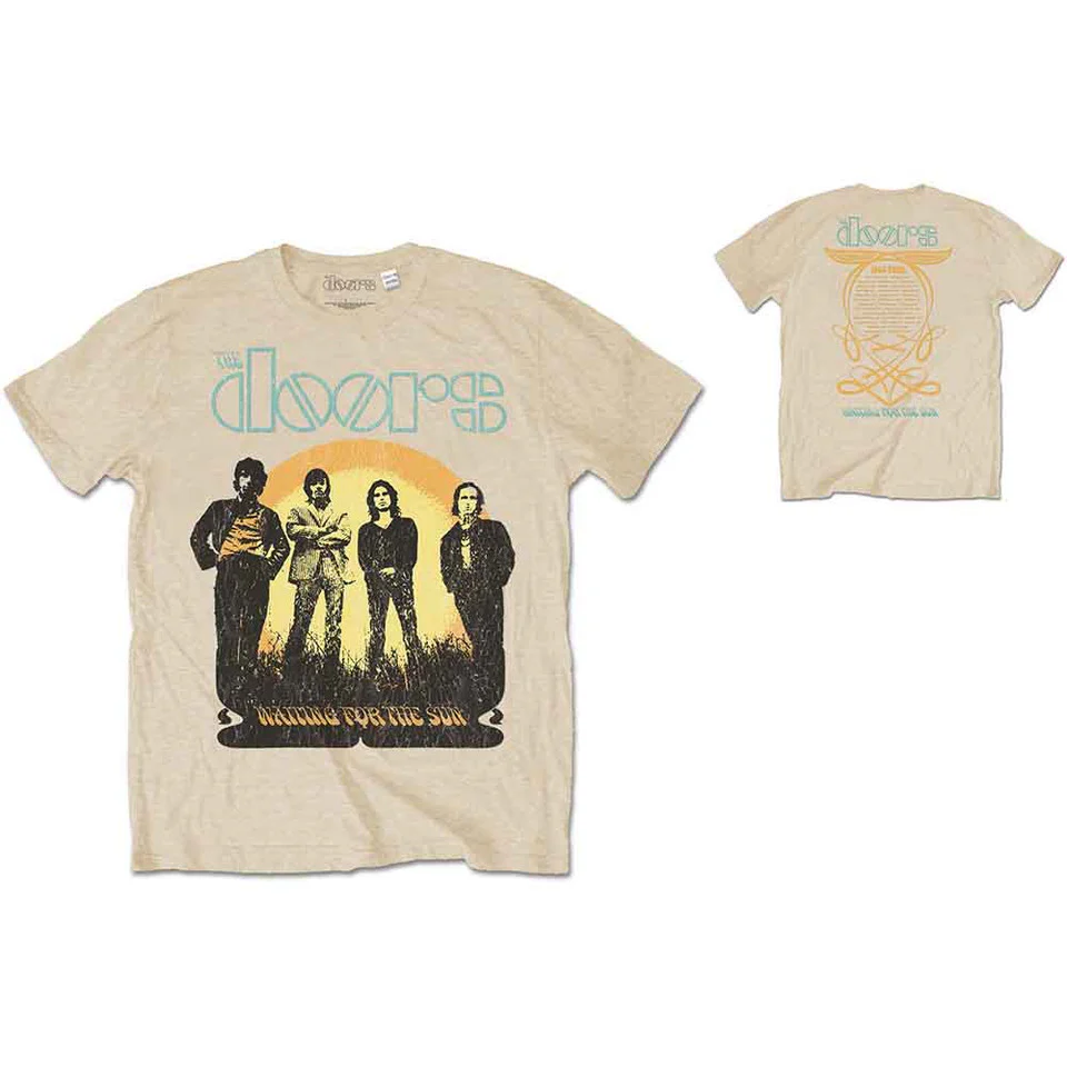 The Doors 1968 Tour Sand Medium T-Shirt - Image 3