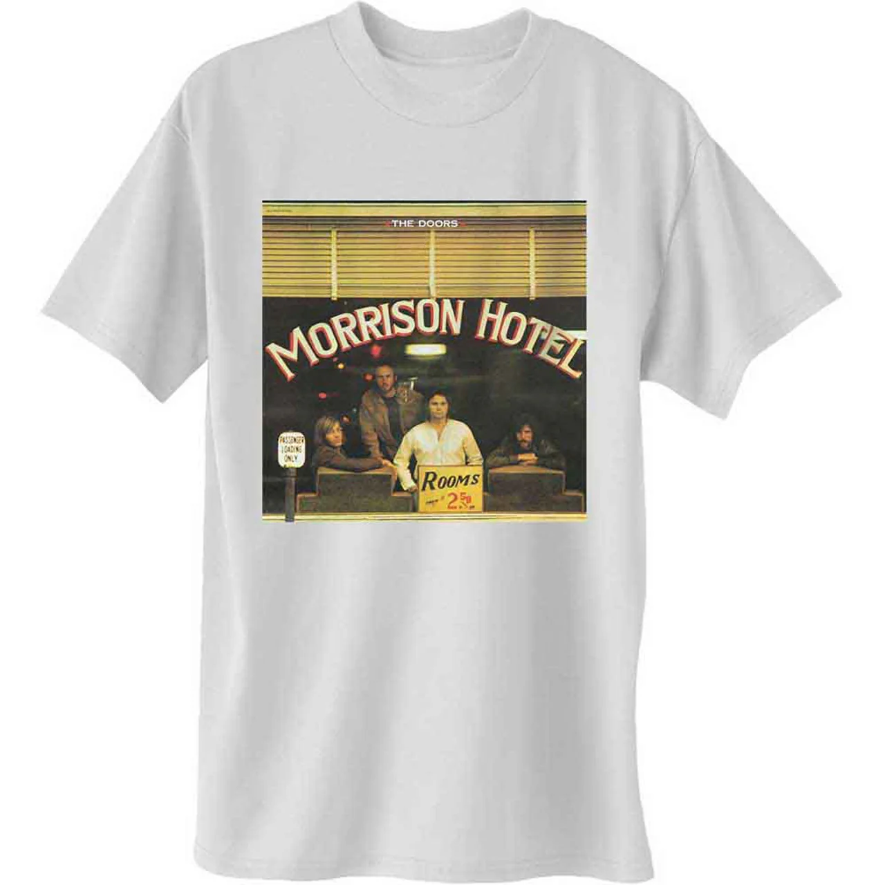 The Doors Morrison Hotel White XX-Large T-Shirt