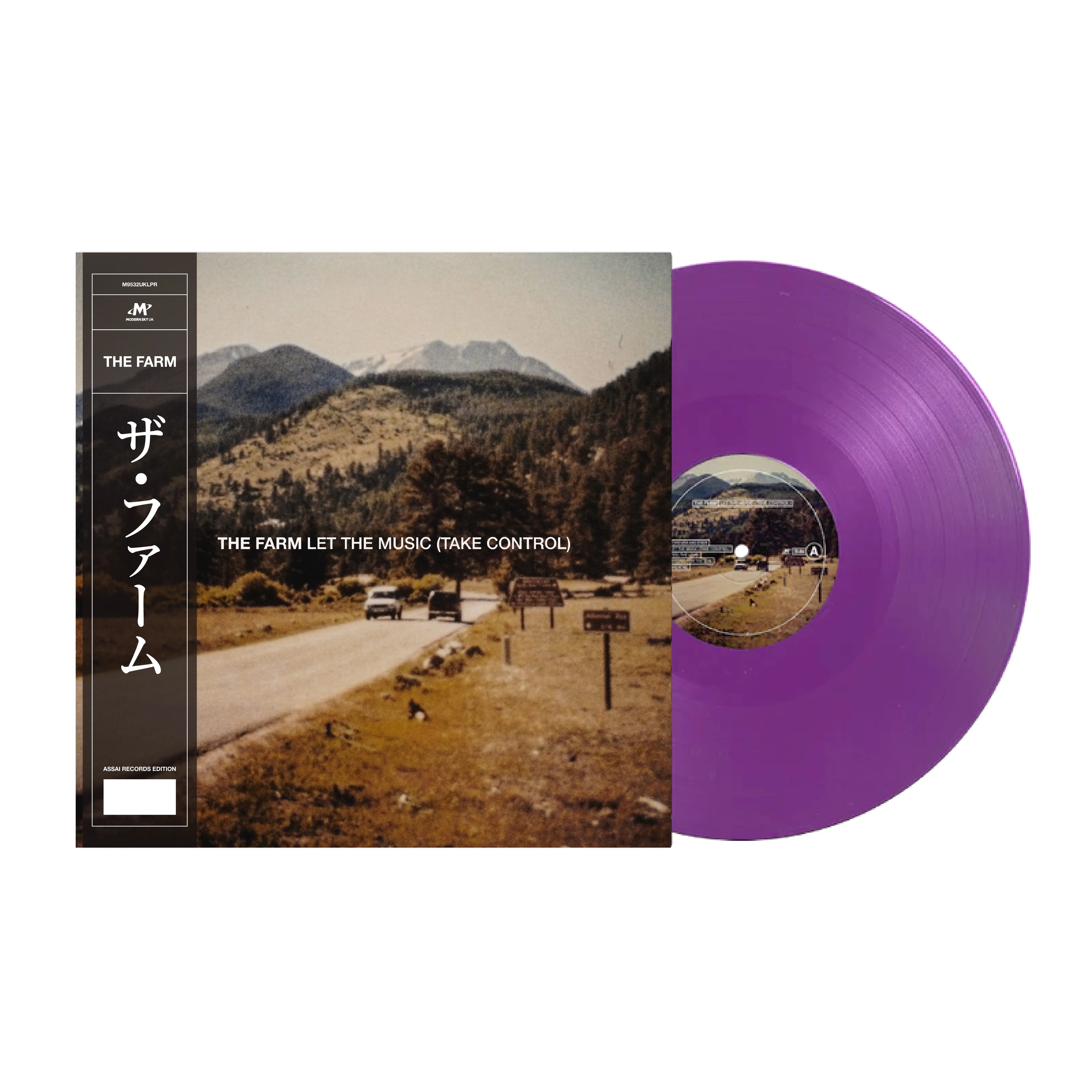 The Farm Let The Music (Take Control) Vinyl LP Signed Assai Obi Edition Purple Colour 2025 - Image 2