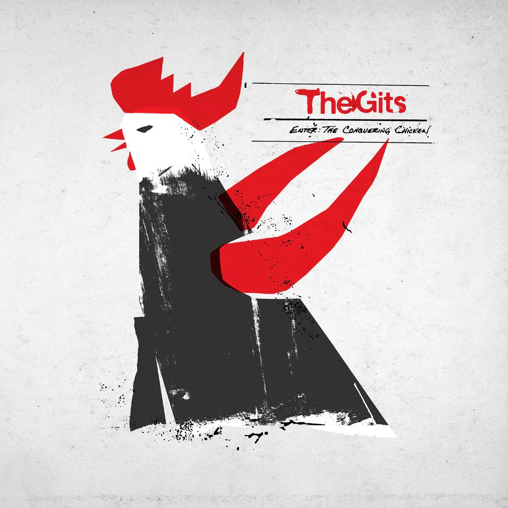 The Gits Enter: The Conquering Chicken Vinyl LP Indies Pearl/Sunrise Colour 2025 - Image 2