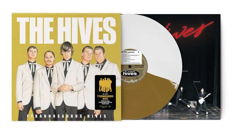 The Hives Tyrannosaurus Hives Vinyl LP Gold & White Colour RSD 2025 - Image 2