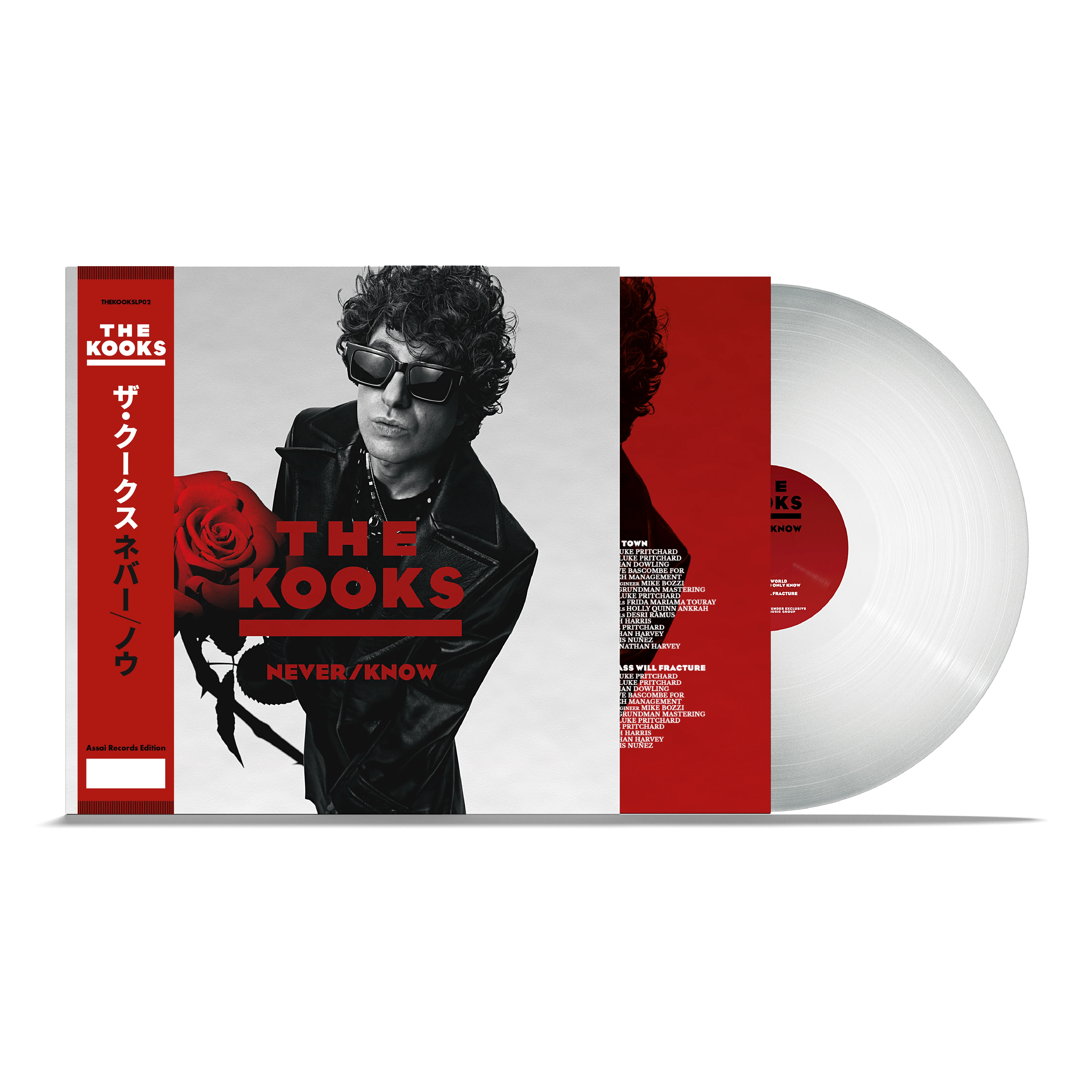 The Kooks Never/Know LP Signed Assai Obi Edition White Colour 2025 - Image 2