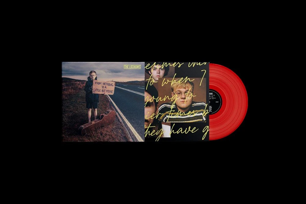 The Lathums From Nothing To A Little Bit More Vinyl LP Transparent Red Colour 2023 - Image 2