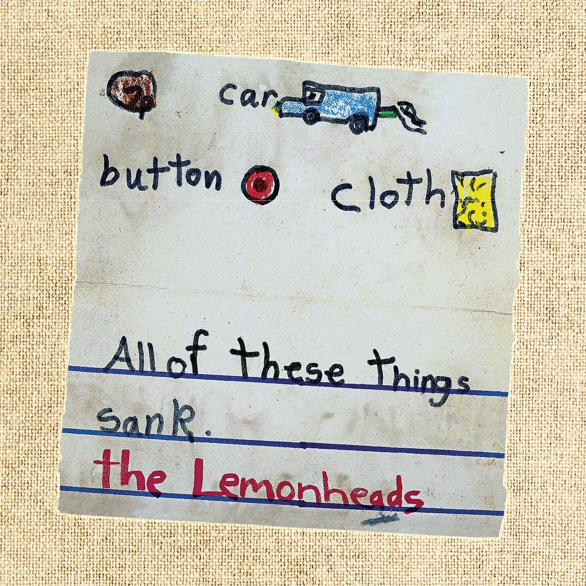 The Lemonheads Car Button Cloth Deluxe Expanded ‘Clothbound’ Edition Vinyl LP Red Colour 2025